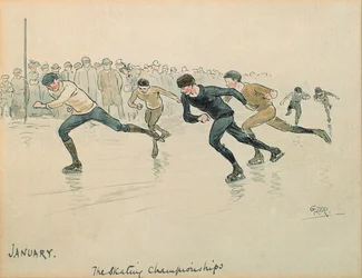 De Maand Januari: Schaatsen